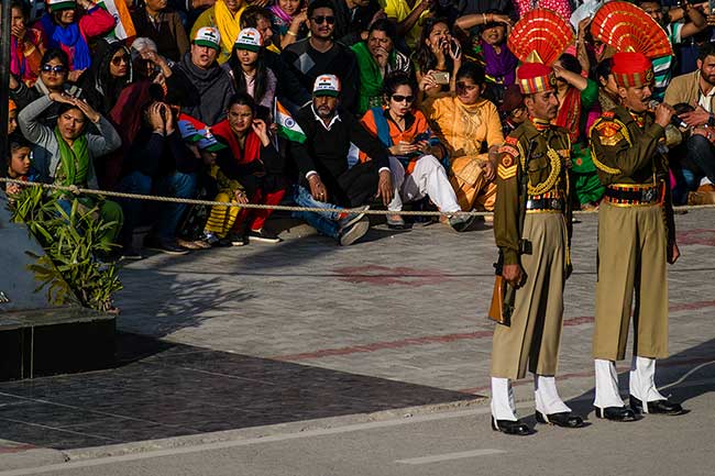 Two Indian guard speakers.