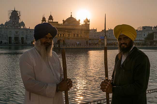 Two Sikh guards.