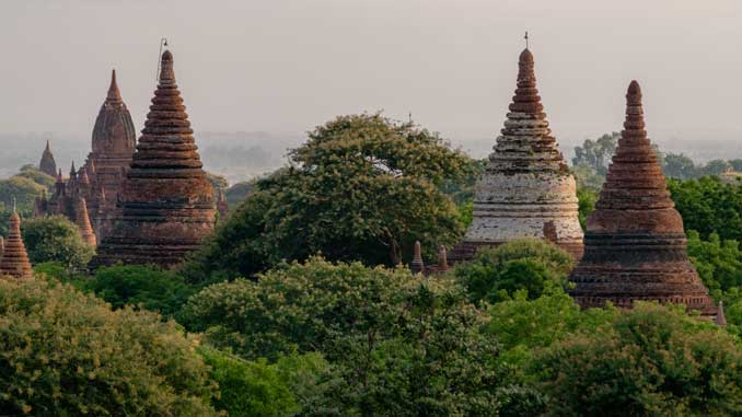 Four temples in Bagan