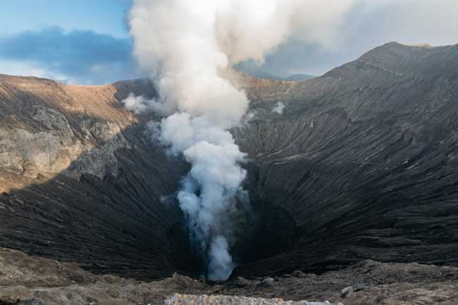 The crater of Bromo.