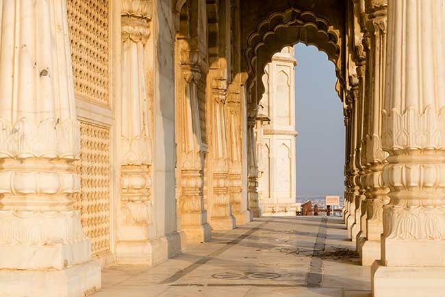 Hall of Jaswant Thada.