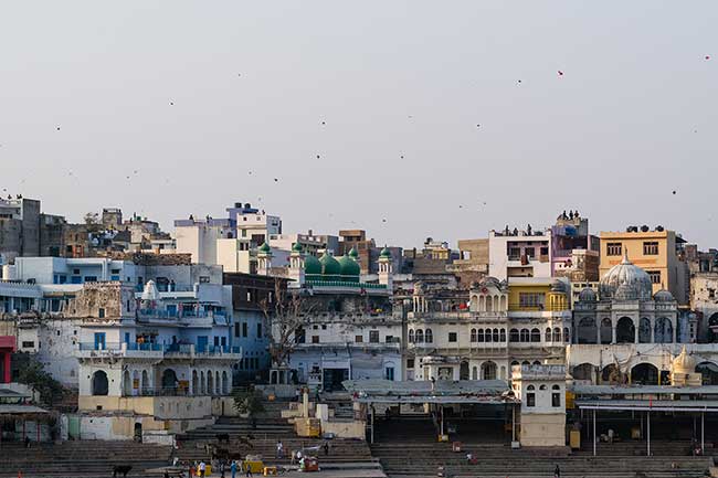 View of Pushkar lake.