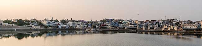 Panorama of pushkar.